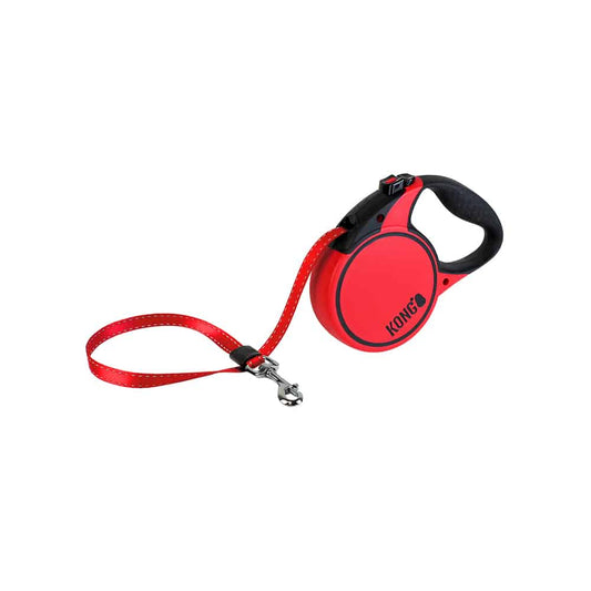 KONG Terrain Red Retractable Leashes Small