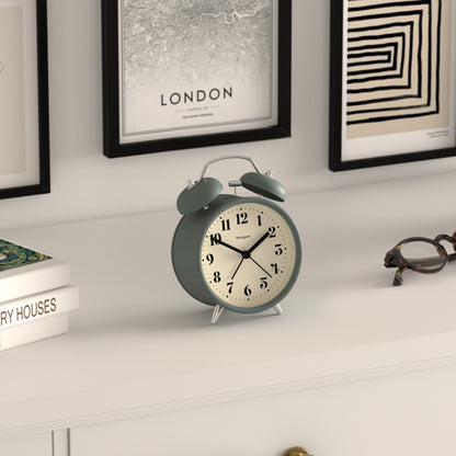 Newgate Theatre Alarm Clock Asparagus Green