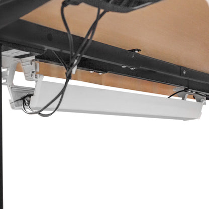 WalkingPad C2 Treadmill + ErgoDesk Automatic Standing Desk 1800mm in Oak/Black + Cable Management Tray