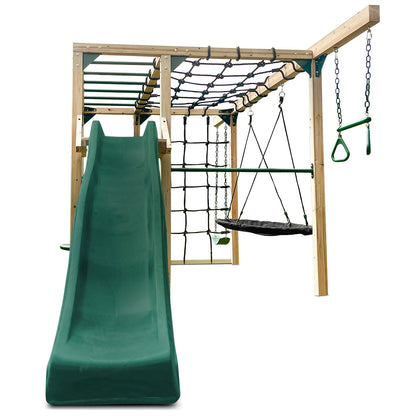 Lifespan Kids Orangutan Climbing Cube Jungle Gym Play Centre + Green Slide