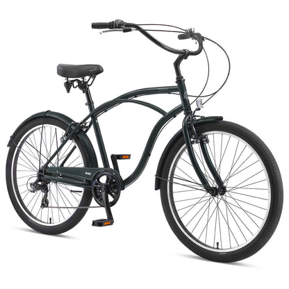 Progear Bikes Miami R7 Mens Cruiser 26*19" Forest Green (S-Ride Version)