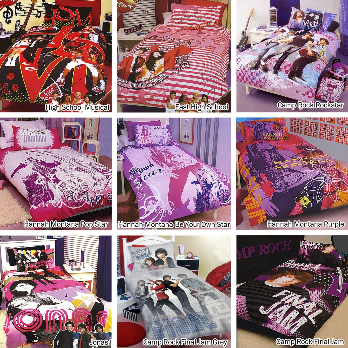 Disney Camp Rock Rockstar Quilt Cover Set Single