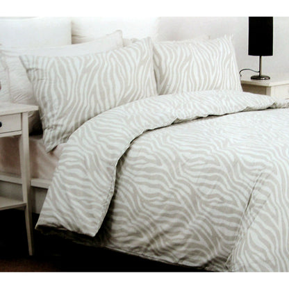 Belmondo Zanzibar Zebra Easy Care Quilt Cover Set Queen