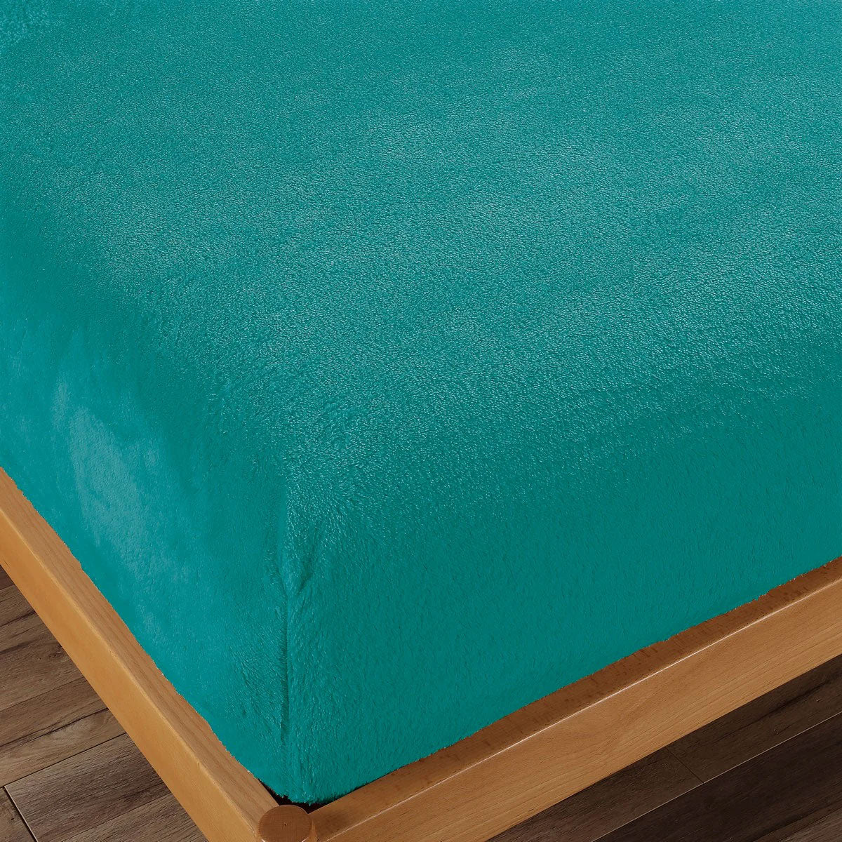 Ramesses Teddy Fleece Fitted Sheet Combo Set Teal King