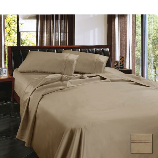 Ramesses 1450TC Egyptian Cotton Sateen Sheet Set Linen King