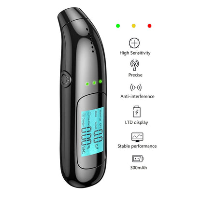 Portable Breathalyzer with Display Rechargeable Digital Electronic Breathalyser