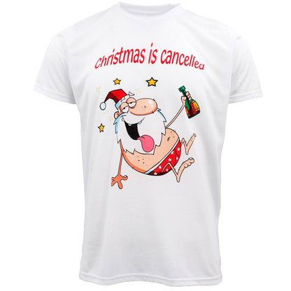 New Funny Adult Xmas Christmas T Shirt Tee Mens Womens 100% Cotton Jolly Ugly, Reindeer (Red), L