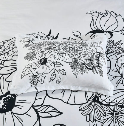 Viene Floral Quilt Cover Set - King Size