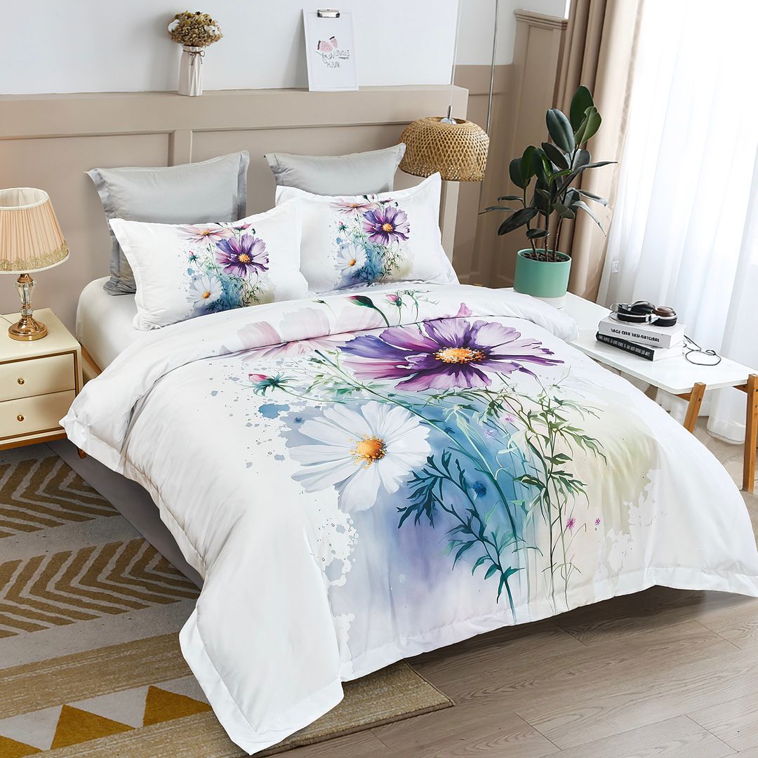 Marrea Floral Quilt Cover Set - Queen Size