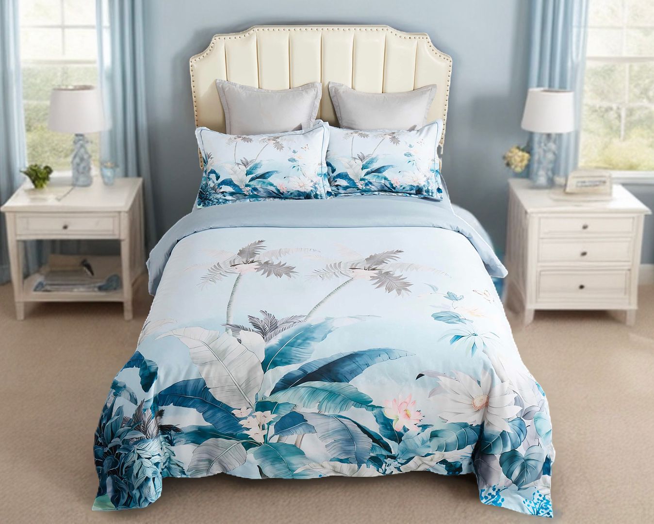 Tropical Quilt Cover Set - Queen Size