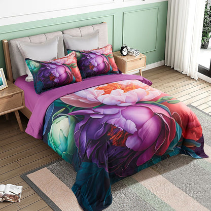 Kaie Floral Quilt Cover Set - Super King Size