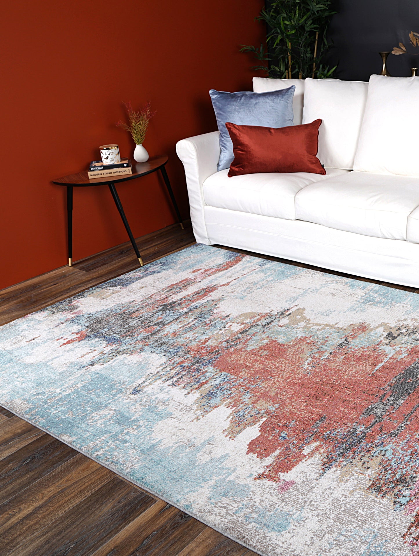 salsa-jorge-blue-terracotta-abstract-rug 160x230