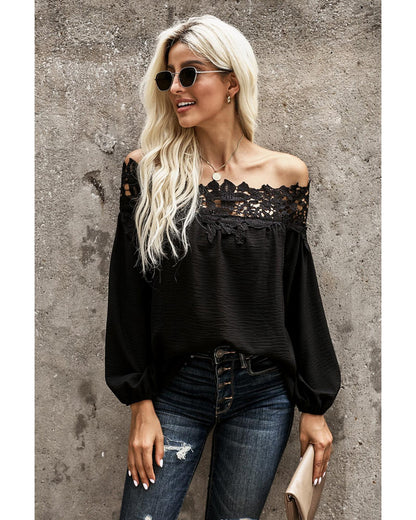 Azura Exchange Lace Off The Shoulder Top - 2XL