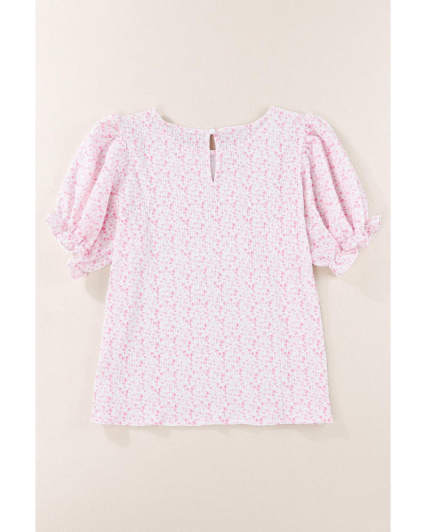 Azura Exchange Smocked Puff Sleeve Blouse - 2XL