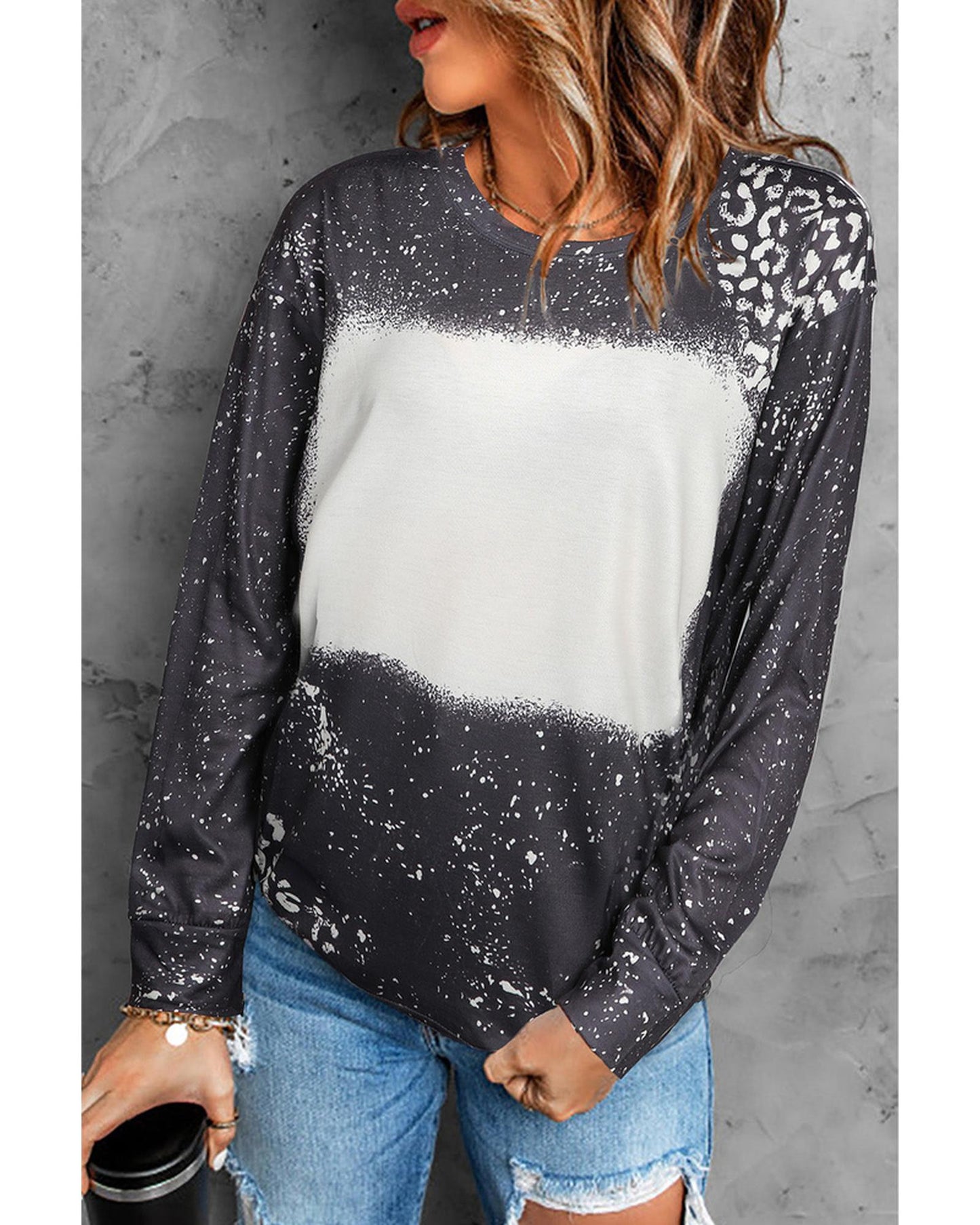 Azura Exchange Leopard Spot Pullover - M