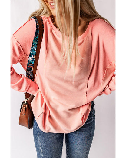 Azura Exchange Patchwork Long Sleeve Top - XL