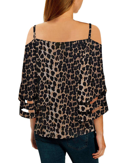 Azura Exchange Cold Shoulder Blouse - M