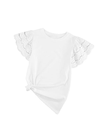 Azura Exchange Ruffle Sleeve T-shirt - 2XL