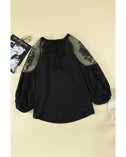 Azura Exchange Lace Blouse - S