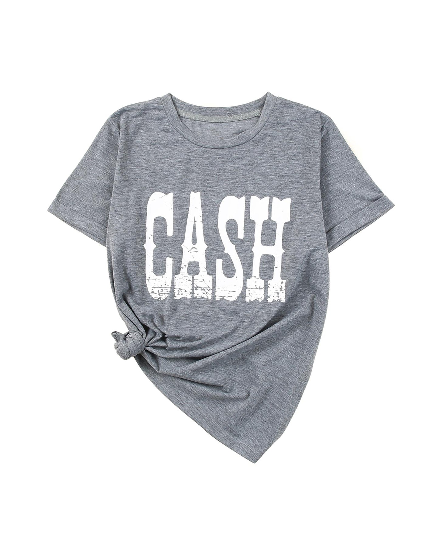 Azura Exchange CASH Letter Print Tee - 2XL