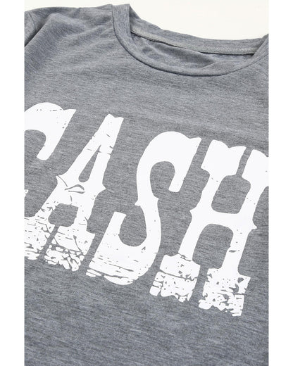 Azura Exchange CASH Letter Print Tee - L