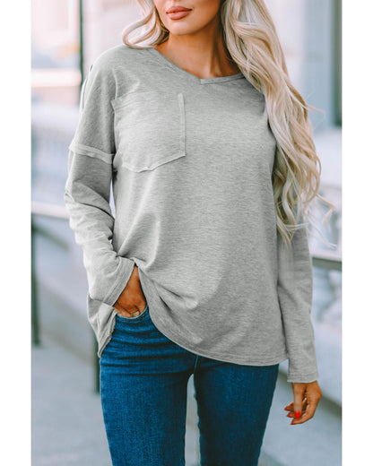 Azura Exchange Oversized Drop Sleeve Top - M