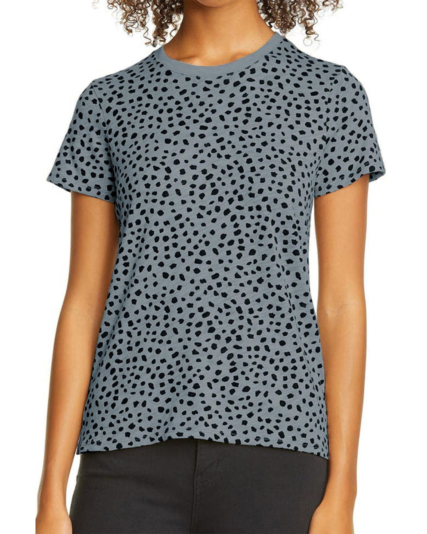 Azura Exchange Cheetah Print Short Sleeve T Shirt - S