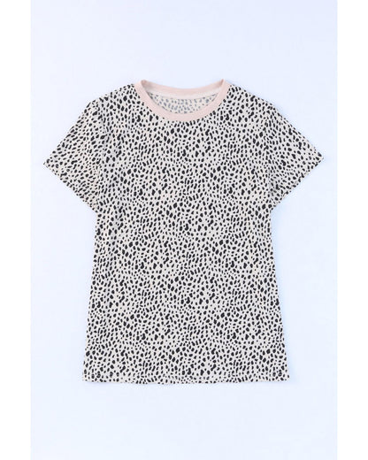 Azura Exchange Cheetah Print Short Sleeve T Shirt - XL