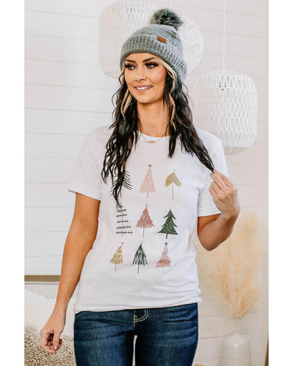 Azura Exchange Christmas Tree Graphic Tee - 2XL