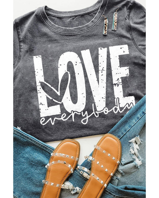 Azura Exchange LOVE everybody Graphic T-shirt - 2XL