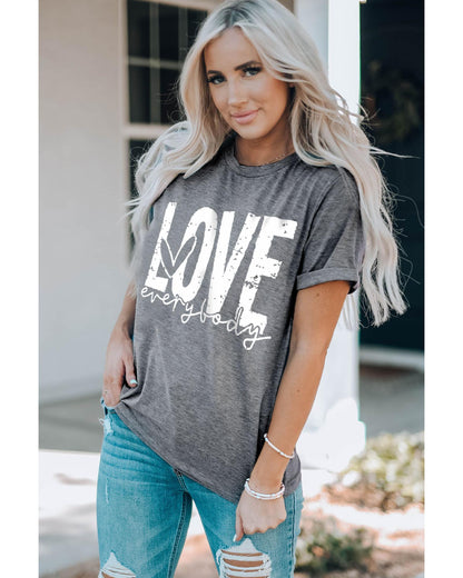 Azura Exchange LOVE everybody Graphic T-shirt - M