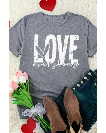 Azura Exchange LOVE everybody Graphic T-shirt - M