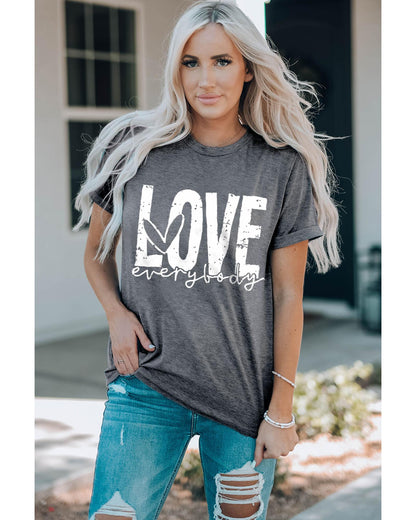 Azura Exchange LOVE everybody Graphic T-shirt - M