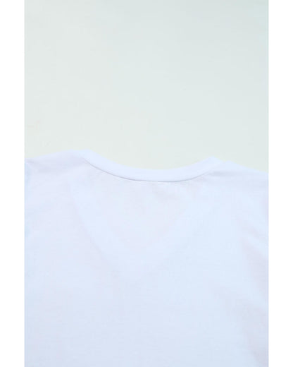 Azura Exchange V-Neck Puff Sleeve T-Shirt - XL