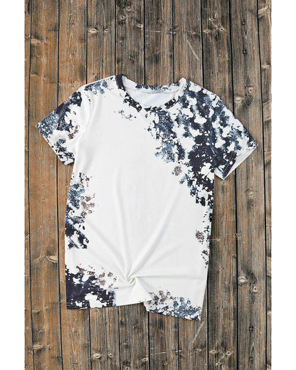 Azura Exchange Dyed Bleached T-Shirt - M