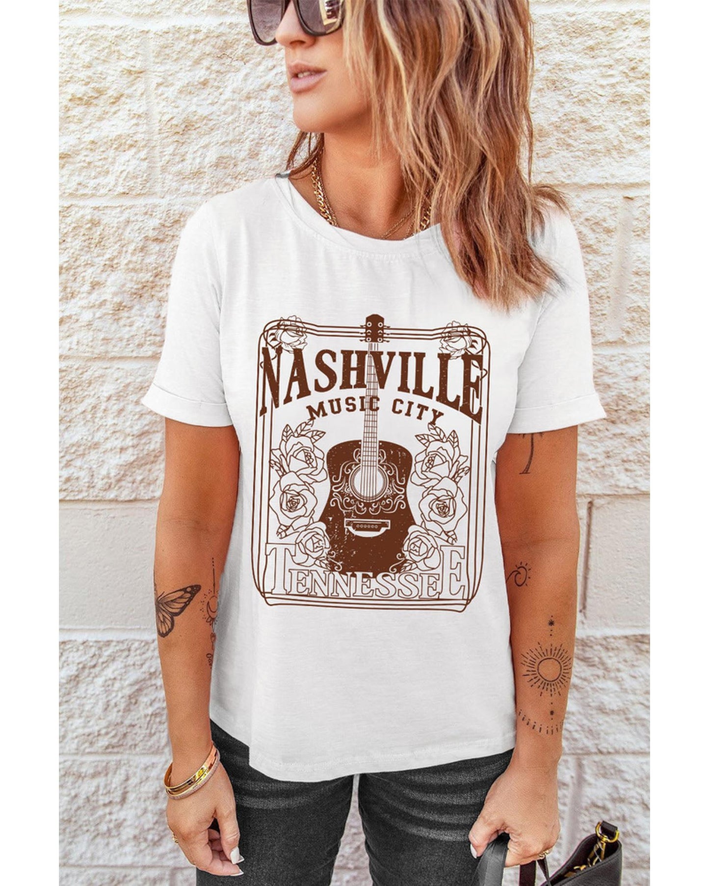 Azura Exchange Nashville Music City Graphic Tee - XL