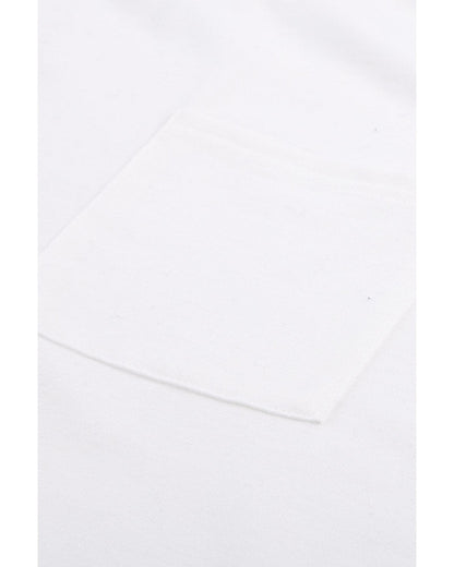 Azura Exchange Pocketed Tee with Side Slits - L