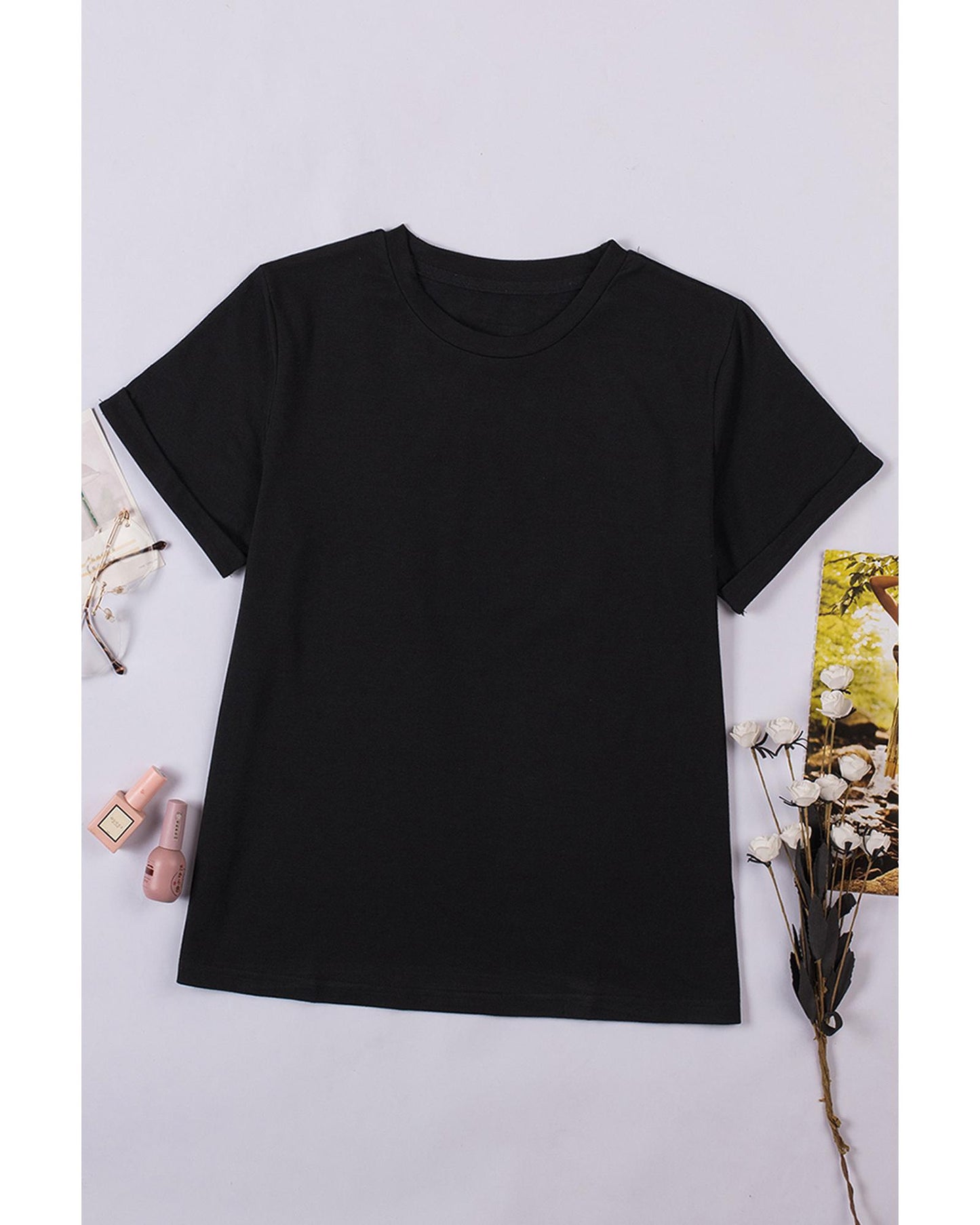 Azura Exchange Essential Crew Neck Tee - M