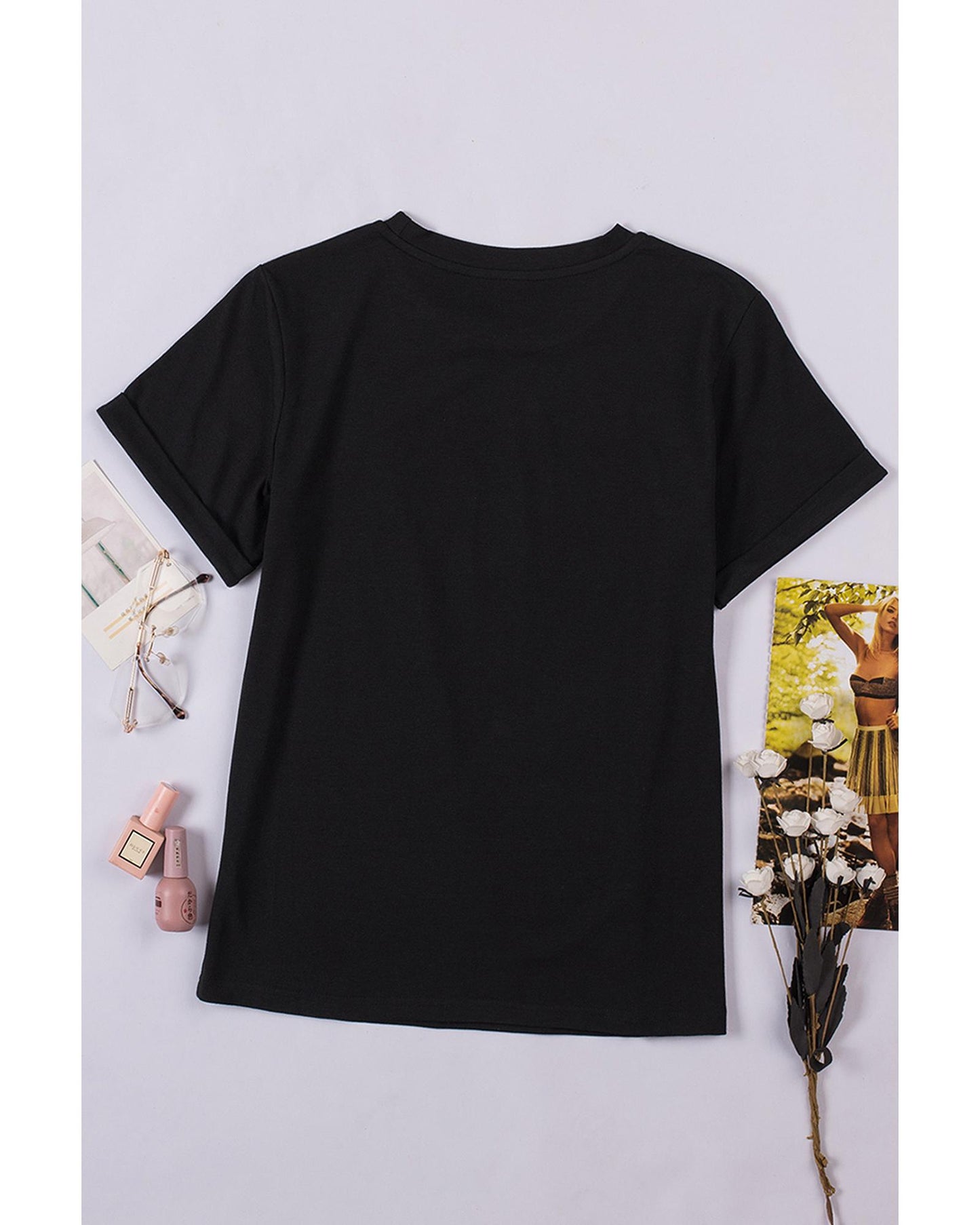 Azura Exchange Essential Crew Neck Tee - S