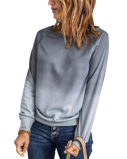 Azura Exchange Ombre Crewneck Long Sleeve Sweatshirt - 2XL