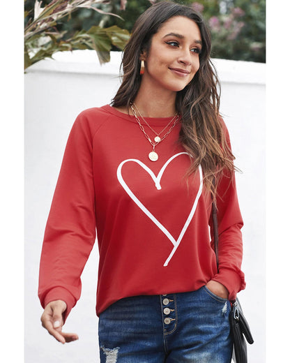 Azura Exchange Heart Graphic Sweatshirt - 2XL