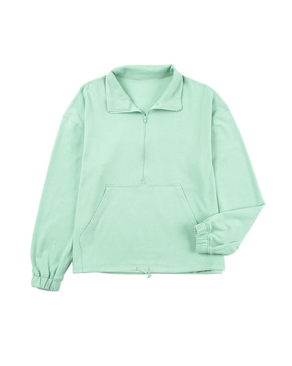 Azura Exchange Front Zip Pocket Sweatshirt - M