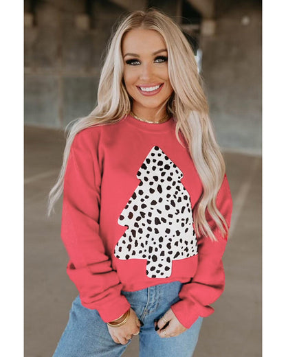 Azura Exchange Leopard Print Pullover Sweatshirt - S