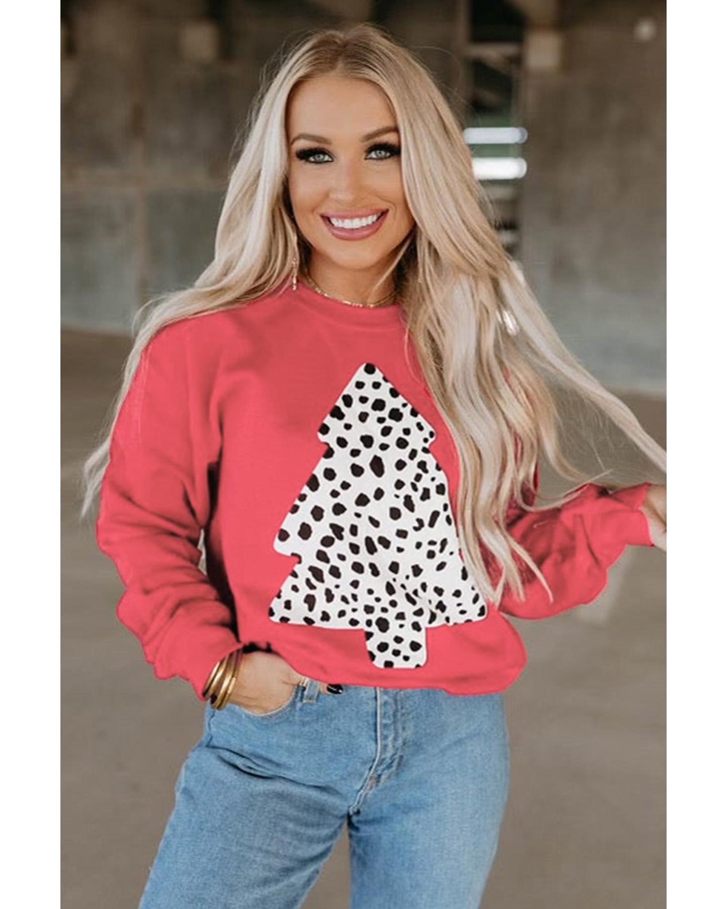 Azura Exchange Leopard Print Pullover Sweatshirt - S