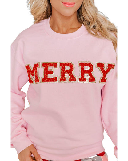 Azura Exchange MERRY Graphic Pullover Sweatshirt - XL