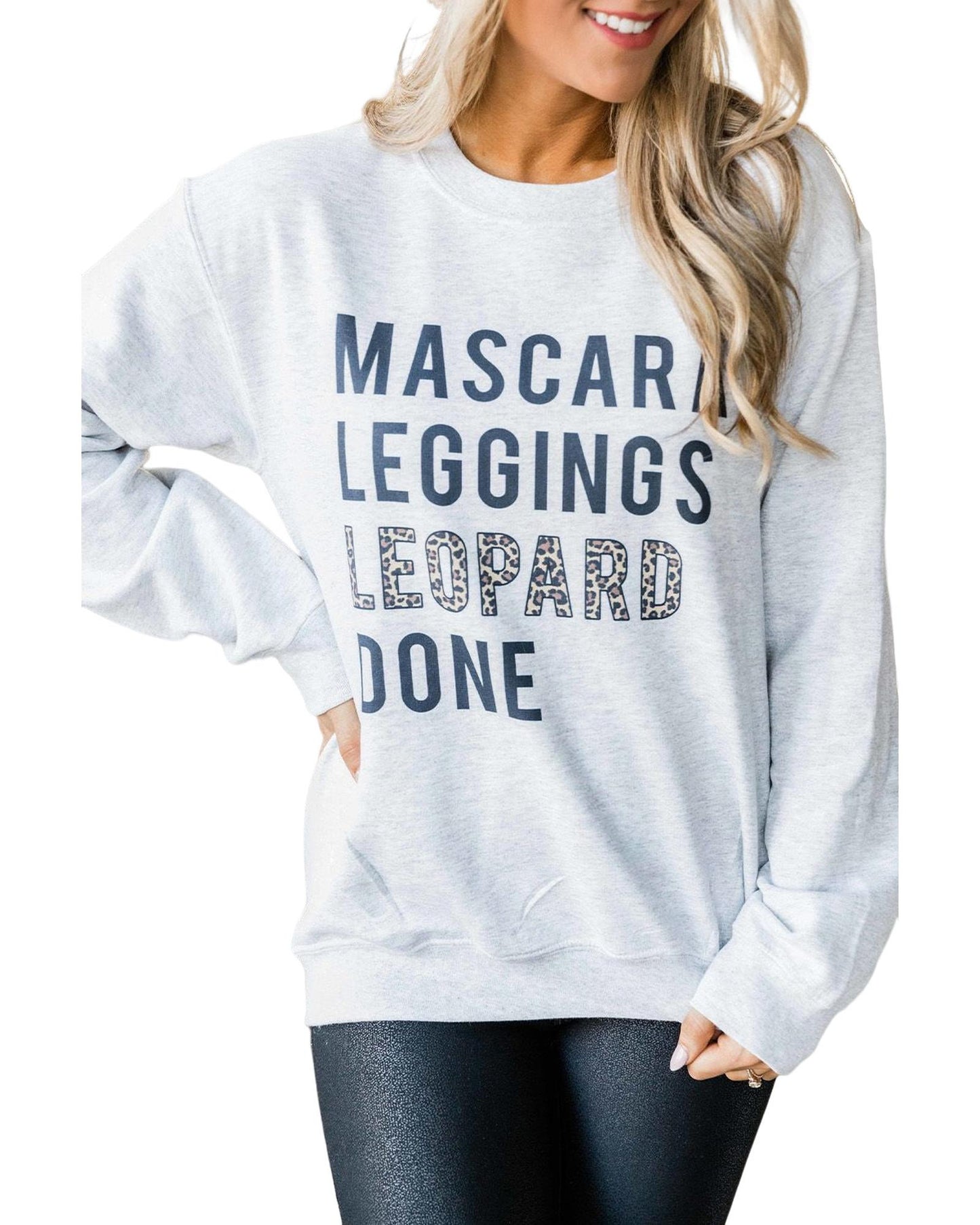 Azura Exchange Graphic Letters Sweatshirt - L