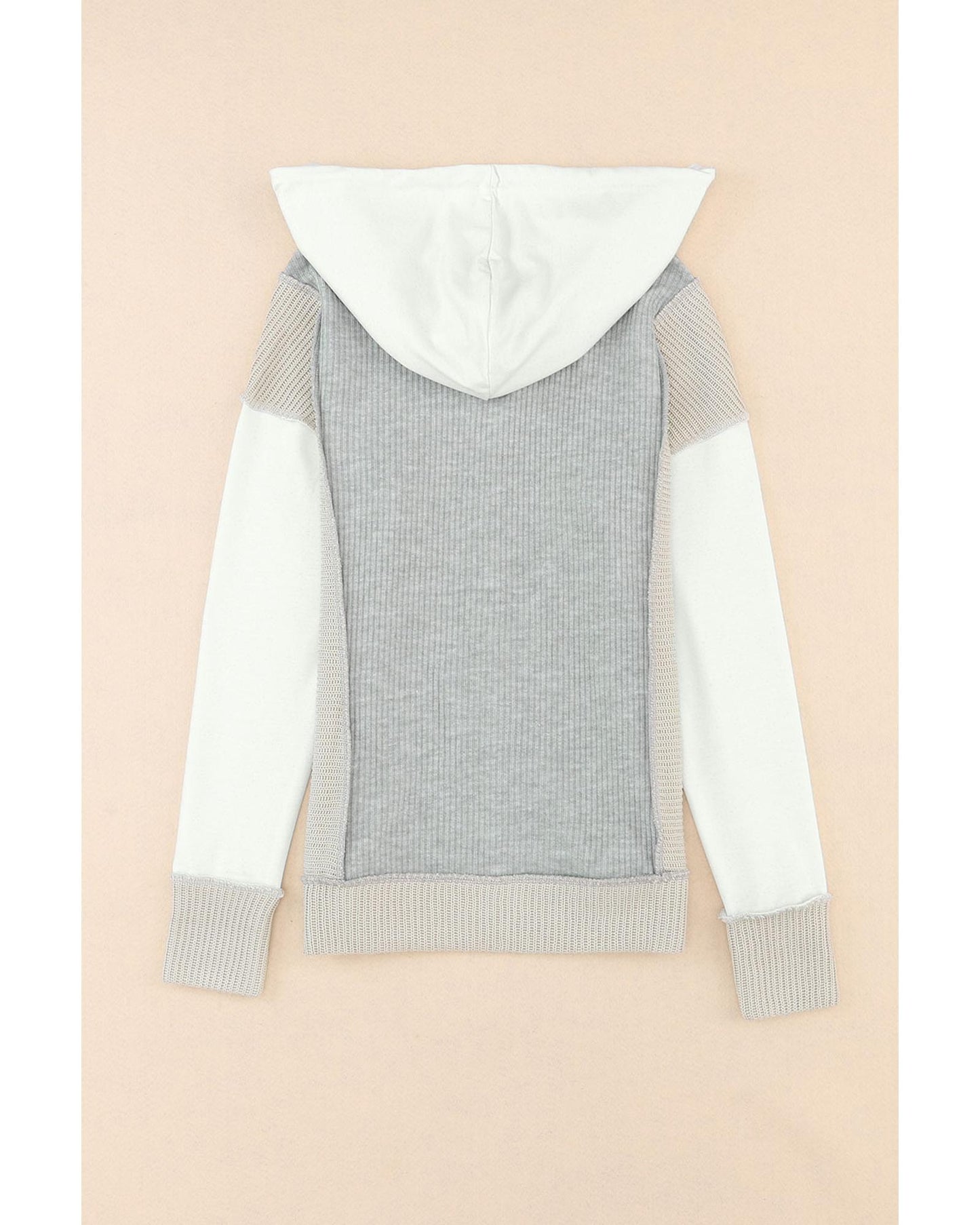 Azura Exchange Patchwork Knit Hoodie - L