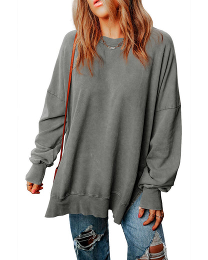 Azura Exchange Oversized Drop Shoulder Sweatshirt - M