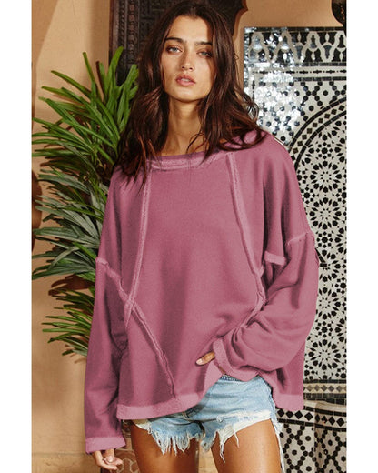 Azura Exchange Relaxed Fit Drop Shoulder Oversized Sweatshirt - XL