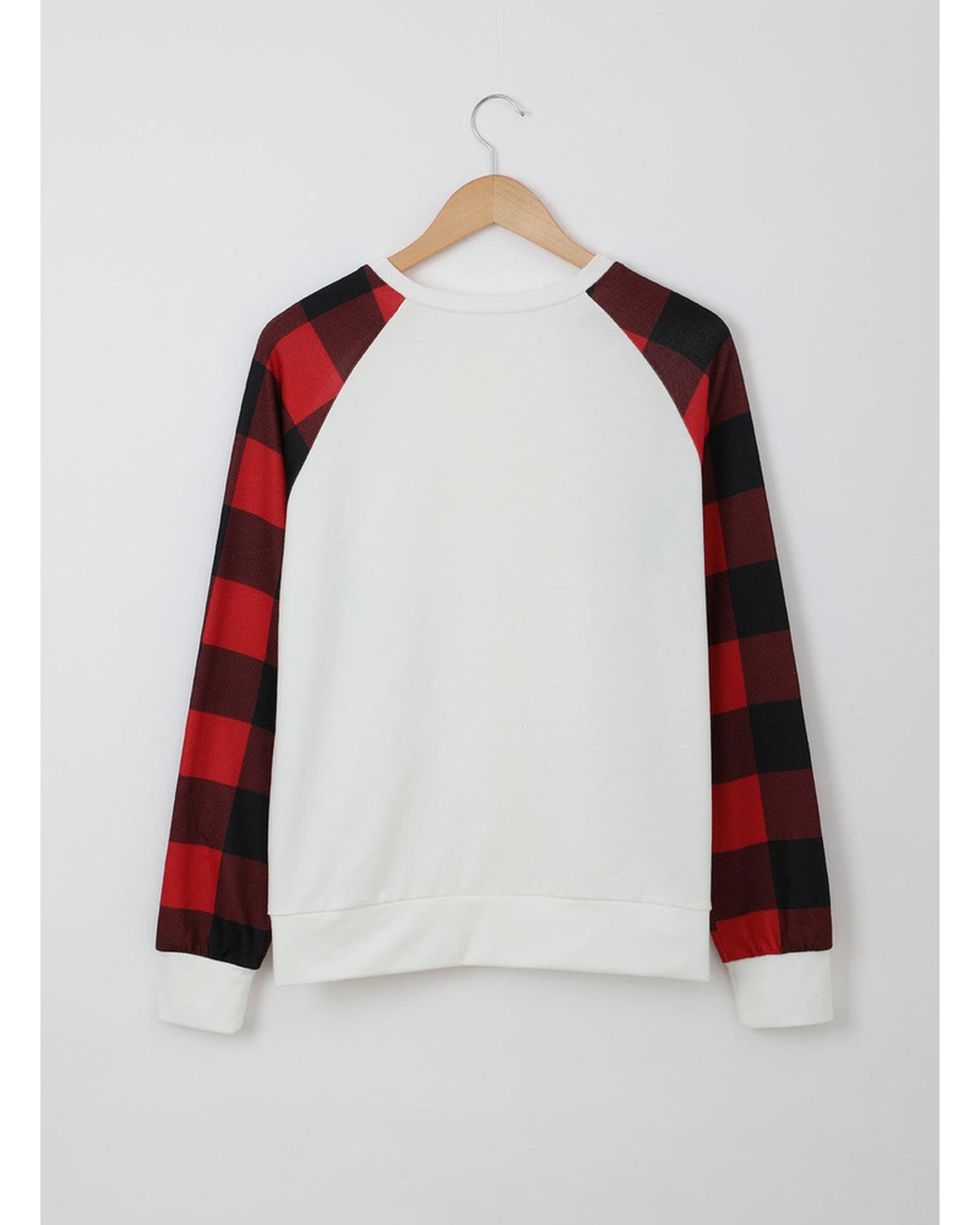 Azura Exchange Long Sleeve Buffalo Plaid Sweatshirt - XL